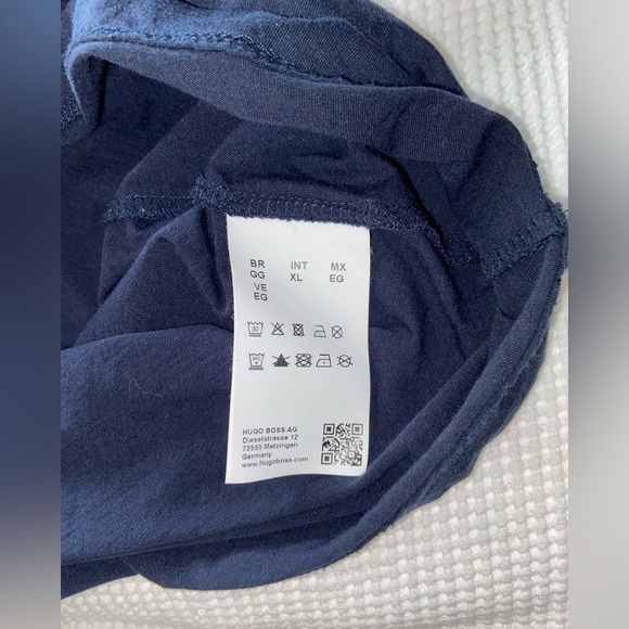 2/49$ Men’s HUGO BOSS Orange ELK Stag navy blue T Shirt size XL - Picture 9 of 14
